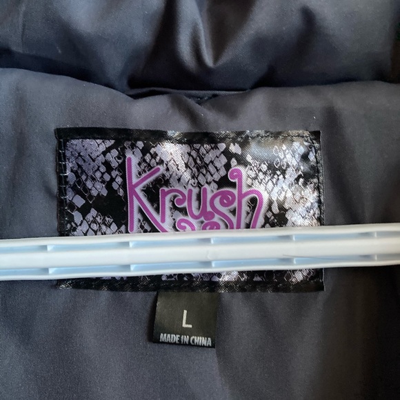 ⭐️3/$15 Krush Girls L Parka Winter snow Jacket - Picture 2 of 4